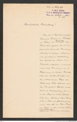 k.k. naturhistorisches Hofmuseum, Intendanzakten 1885-1896 (Hauer), Aktenzahl Z.180/1894, Seite 1